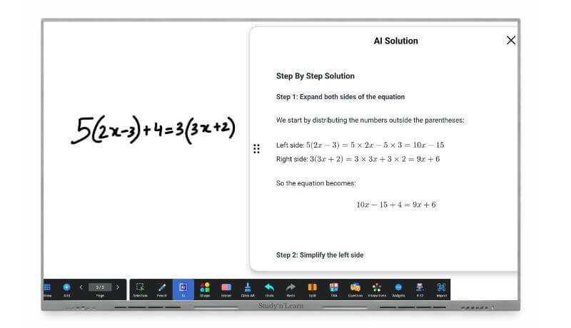 interactive display with smart writing tools — interactive flat panel for teaching