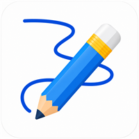 Pencil writing tool icon