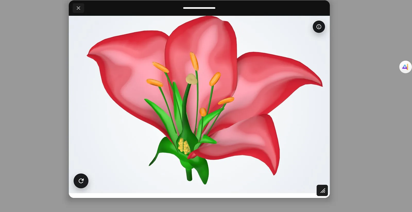 Interactive 3D models for immersive AI Classroom learning