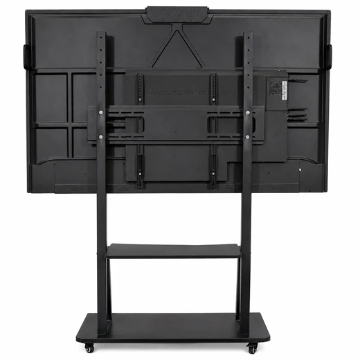 StudynLearn 55 inch IFP rear view mounted on a trolley stand
